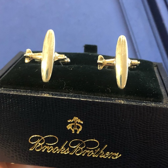 Brooks Brothers Sterling Silver Plane Cufflinks - Picture 5 of 7